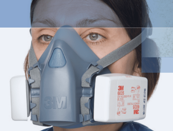Sağlık Sektörü Kullanımı için 3M ™ Yeniden Kullanılabilir Yarım Yüz Maskeleri ve P3 Özellikli Filtreler